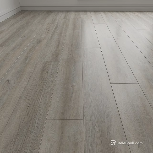Modern Wooden Flooring With Natural Grain And Smooth Surface For Interior 3d model 