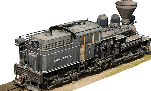 train locomotive 3d model