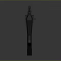 Black Tactical Modern Rifle Design With Handguard Magazine And Muzzle Device