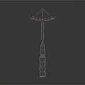 Tall Steel Lattice Tower Structure With Antenna Mounts And Frame Supports