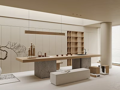 Modern Tea Room 3d model
