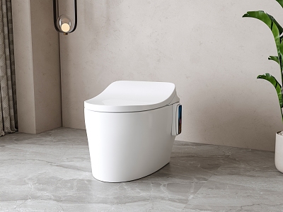 Modern toilet 3d model