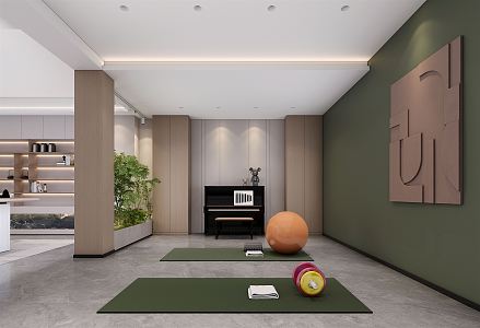 Modern Gym 3d model