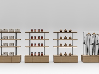 Wenchuang Exhibition Rack Commodity Display Rack 3d model