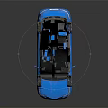 Blue Toyota Corolla Sedan with Matte Finish Black Alloy Wheels and Modern Exterior Design