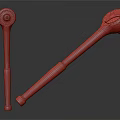 modern wrench socket wrench 3d model