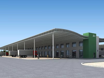 Modern Commercial Street Complex With Green Wall Multiple Windows Parking Area And Vehicles 3d model