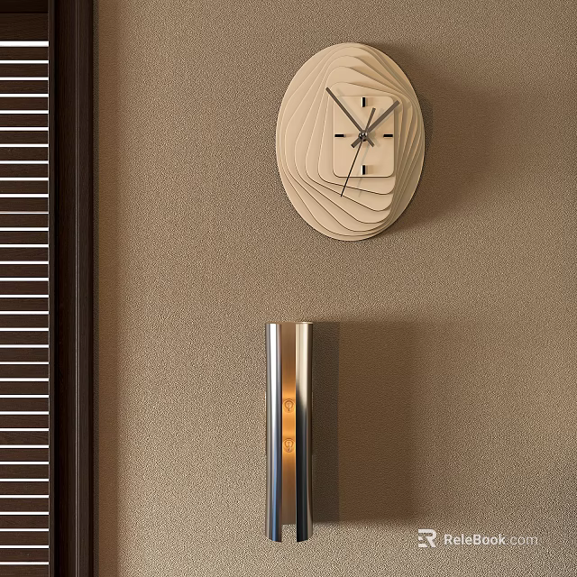Modern Minimalist Wall Lamp With Sleek Design For Contemporary Home Interiors 3d model 