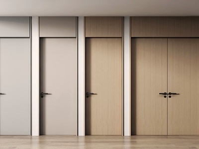 Modern Wooden Door Single Door Double Door Top Door Bedroom Door Flat Door model