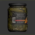 Fresh Pickled Cucumbers In Glass Jar With Tangy Flavor And Crunchy Texture