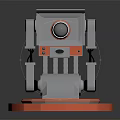 modern camera sci-fi camera sci-fi surveillance system 3d model