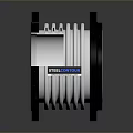 High Quality VITALFLEX Industrial Bellows With Metal Corrugated Design And Black Flange