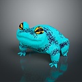 Frog Frog Frog Poison Frog Game Frog Reptile Cold Blooded Animal Reptile Reptile 3d model