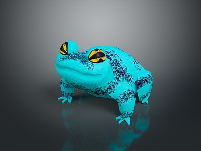 Frog Poison Frog Game Frog Reptile Cold Blooded Animal Reptile 3d model