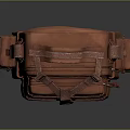 Brown Multi Pocket Functional Durable Backpack For Daily Use And Travel