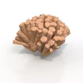 Natural Stacked Wooden Logs Firewood For Household Heating And Cooking Needs