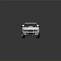White Pickup Truck With Utility Bed And Chrome Accents On Alloy Wheels