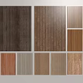 Different Types of Wooden Flooring Samples with Various Colors and Natural Textures