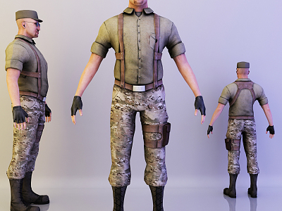 Modern man sergeant major model