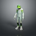 Frog Poison Frog Game Frog Reptile Cold Blooded Animal Reptile 3d model