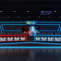 Modern Internet Cafes 3d model