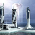 Style Architecture Appearance Style Architecture Alien Architecture Alien Architecture Science Fiction Architecture 3d model