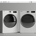 Modern washer dryer 3d model