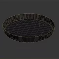 Shiny Round Metal Tart Pan With Fluted Edge For Baking In Home Kitchen