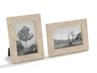 Modern Photo Frame 3d model