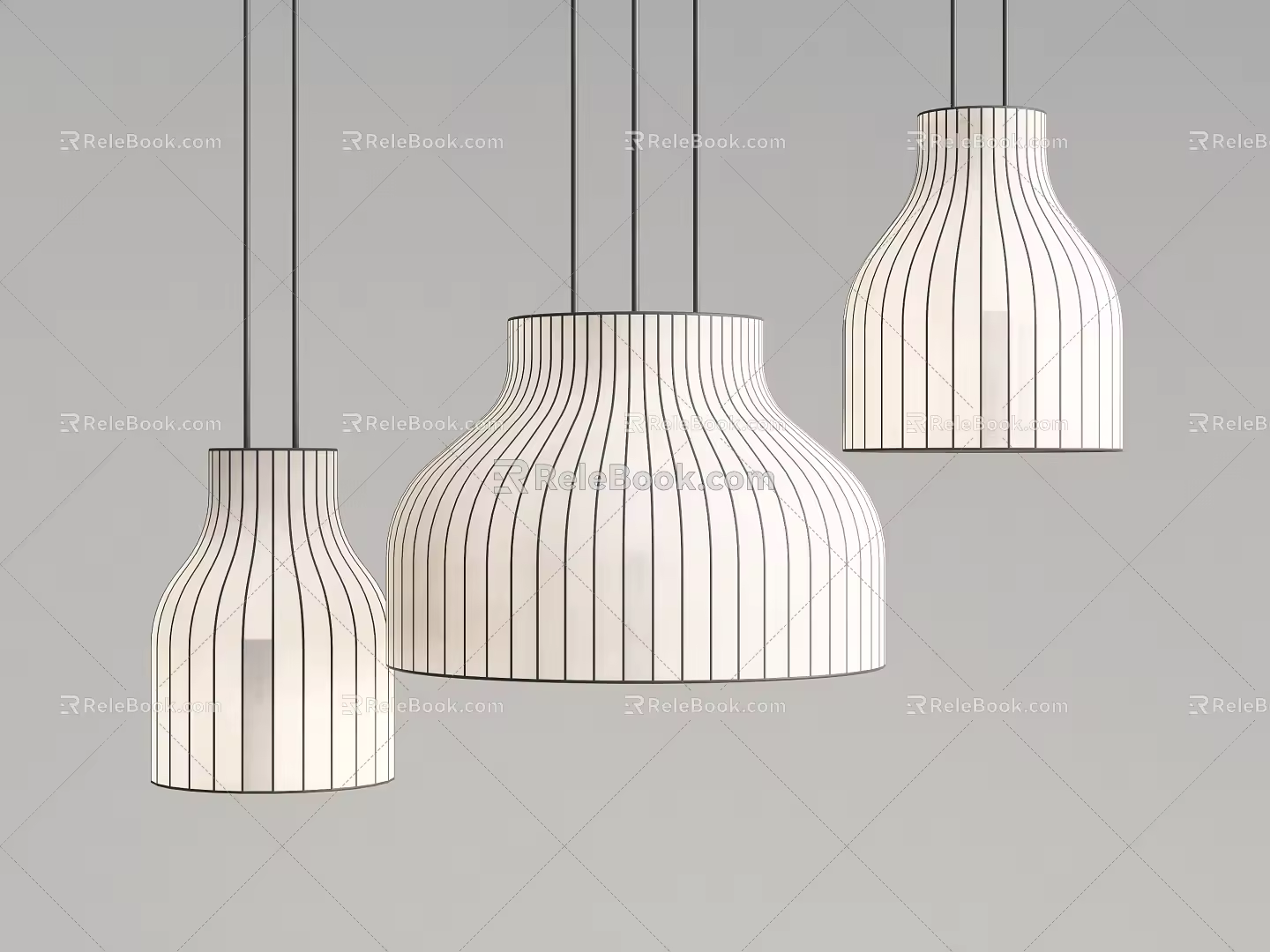 Quiet Chandelier Art Chandelier Lantern 3d model