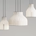 Quiet Chandelier Art Chandelier Lantern 3d model