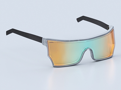 Glasses AR Glasses Goggles Sci-Fi Glasses 3d model