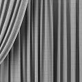 Elegant Patterned Curtains In Beige Gray With Sheer Lining And Tiebacks For Window Decor
