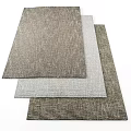 modern square carpet square carpet 3d model