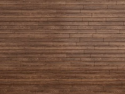 High Quality Dark Brown Wooden Floor With Natural Grain And Smooth Surface 3d model