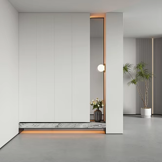 Modern Entrance 3d model