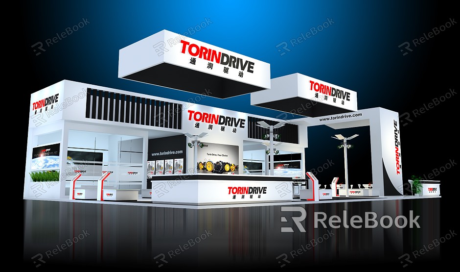 Modern Exhibition Booth model