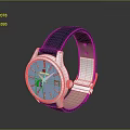 Elegant Fashion Watch With Blue Leather Strap And Silver Dial Design