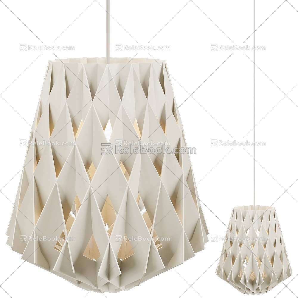 Modern creative chandelier 3d model