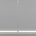 Modern Linear Chandelier With Sleek Metal Frame For Contemporary Living Space