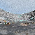 modern mining field mining area 3d model