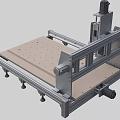 CNC machining router 3d model