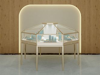 Modern Jewelry Cabinet Octagonal Jewelry Cabinet 3d model