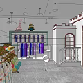 Modern Clothing Store Interior Design With Display Racks Mannequins And Colorful Apparel