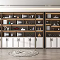 New Chinese Bookcase 3d model
