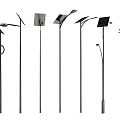 Solar Powered Outdoor Lights With Various Designs For Street And Garden Areas