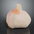 Fresh Garlic Bulb With White And Pink Skin Firm Texture For Cooking