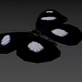 Black And White Spotted Butterfly Game Character Flying In Animated Scene