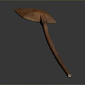 Durable Handmade Wooden Shovel With Long Handle For Household Kitchen Use