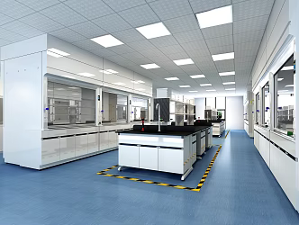 Modern Laboratory 3d model